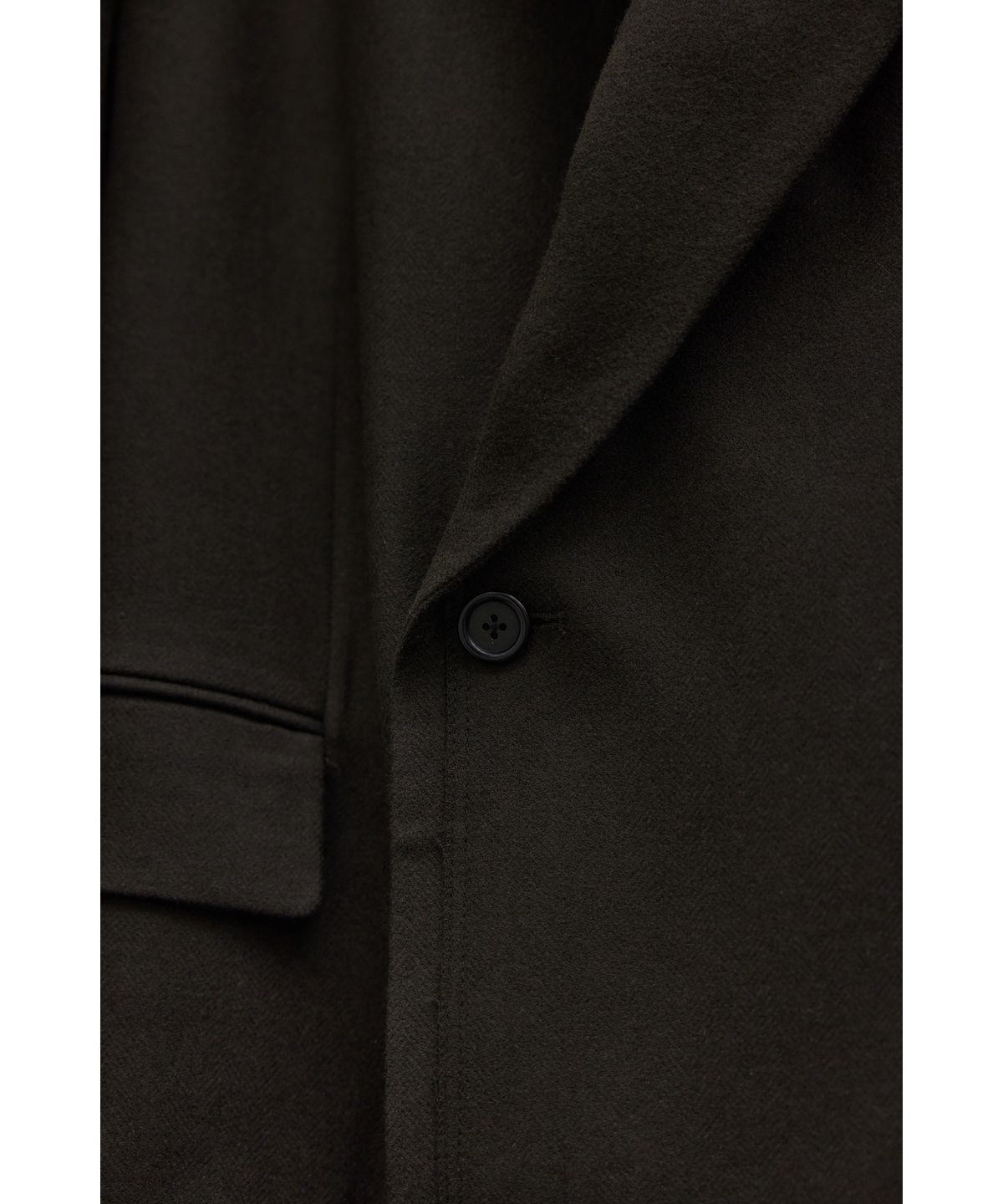 유스(YOUTH) Oversized Double Breasted Jacket - Dark Brown