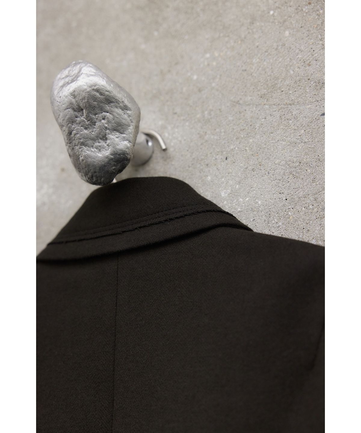 유스(YOUTH) Oversized Double Breasted Jacket - Dark Brown