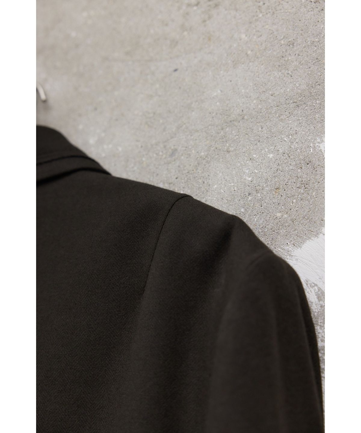 유스(YOUTH) Oversized Double Breasted Jacket - Dark Brown