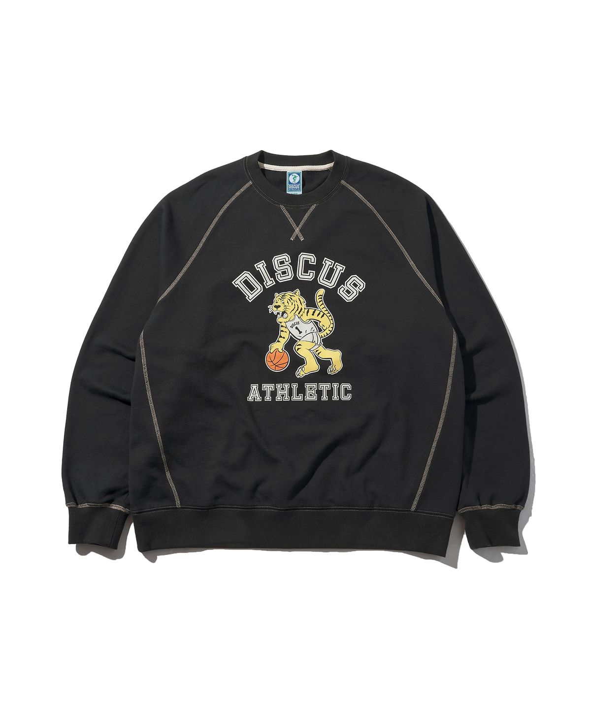 디스커스 애슬레틱(DISCUS ATHLETIC) [2COLORS] 오버 핏 타이거 스웨트 셔츠