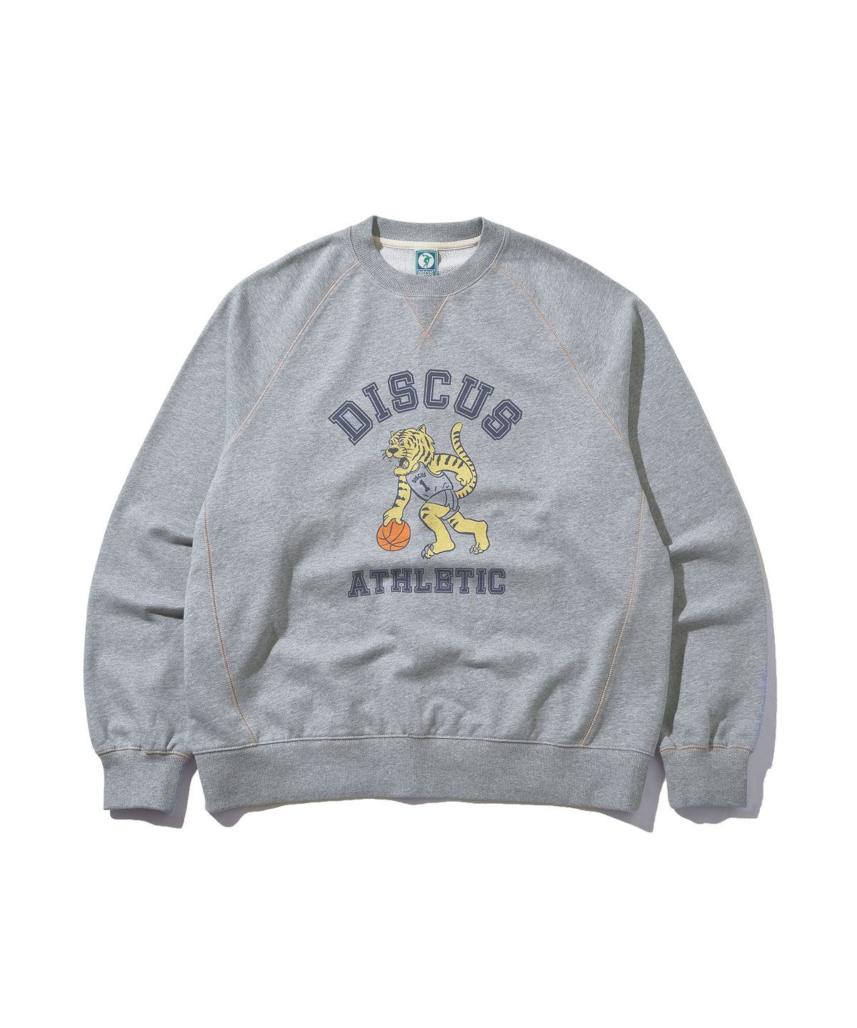 디스커스 애슬레틱(DISCUS ATHLETIC) [2COLORS] 오버 핏 타이거 스웨트 셔츠