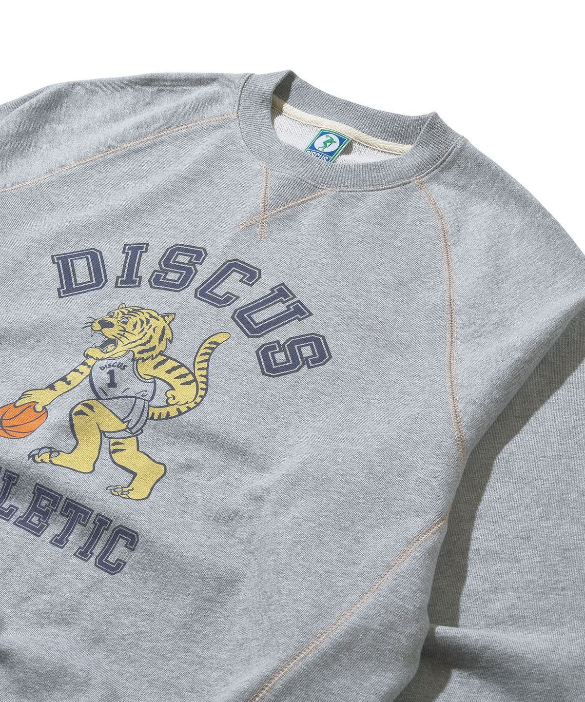 디스커스 애슬레틱(DISCUS ATHLETIC) [2COLORS] 오버 핏 타이거 스웨트 셔츠