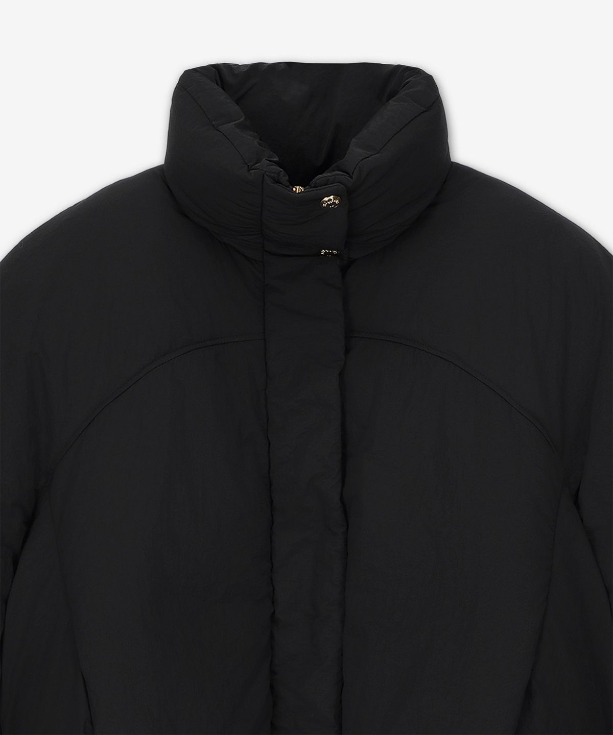 자크뮈스(JACQUEMUS) 라 두두느 카라코 크롭 패딩 - 블랙 / 241CO0491320990