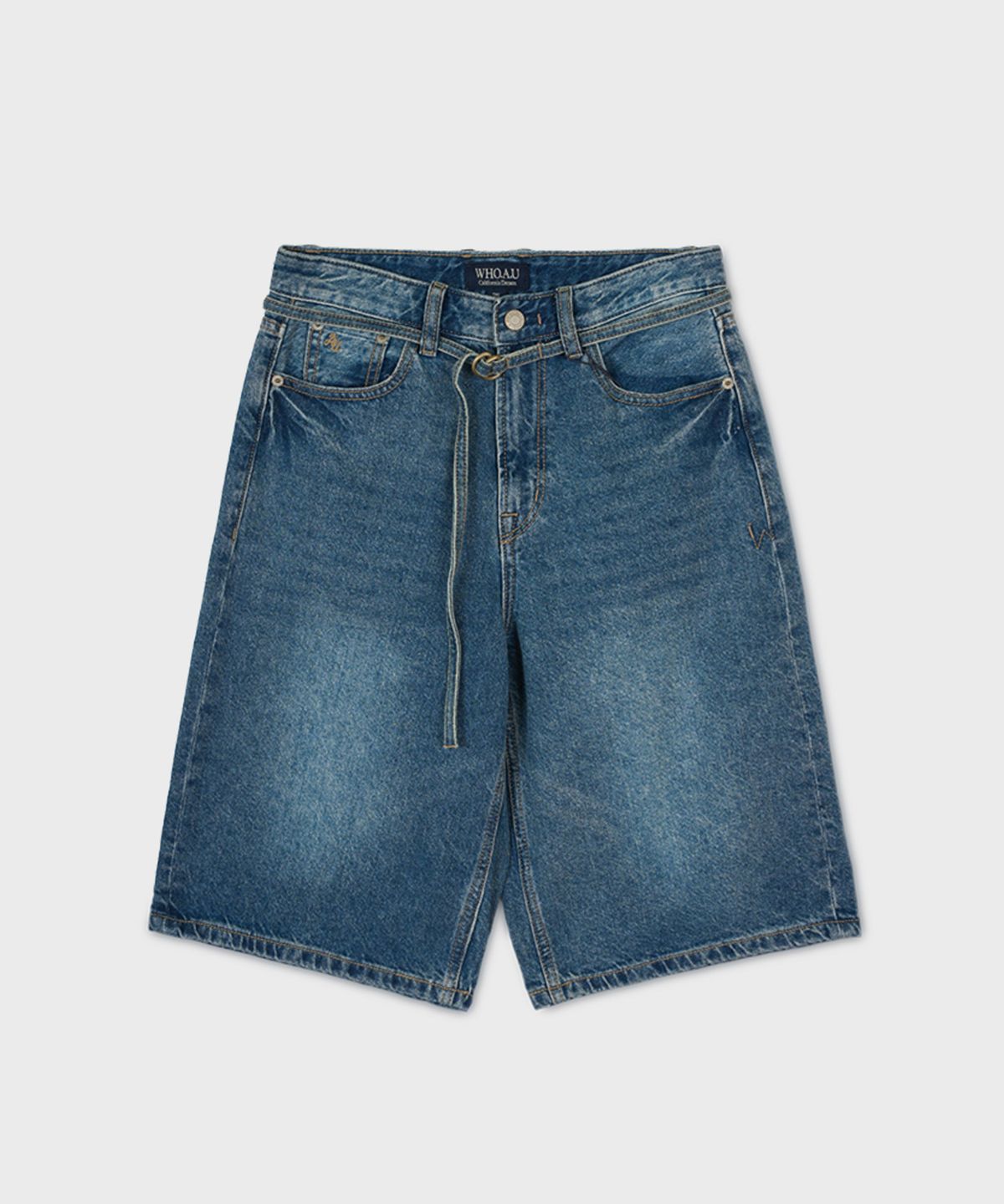 후아유(WHO.A.U) Bermuda Denim Pants (F) / WHTJG2442F