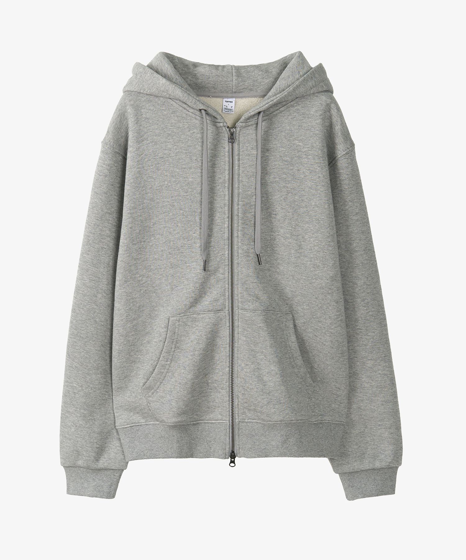 【新品未使用】muguet loose logo sweat gray LOGO HOODIE - GREY MELANGE