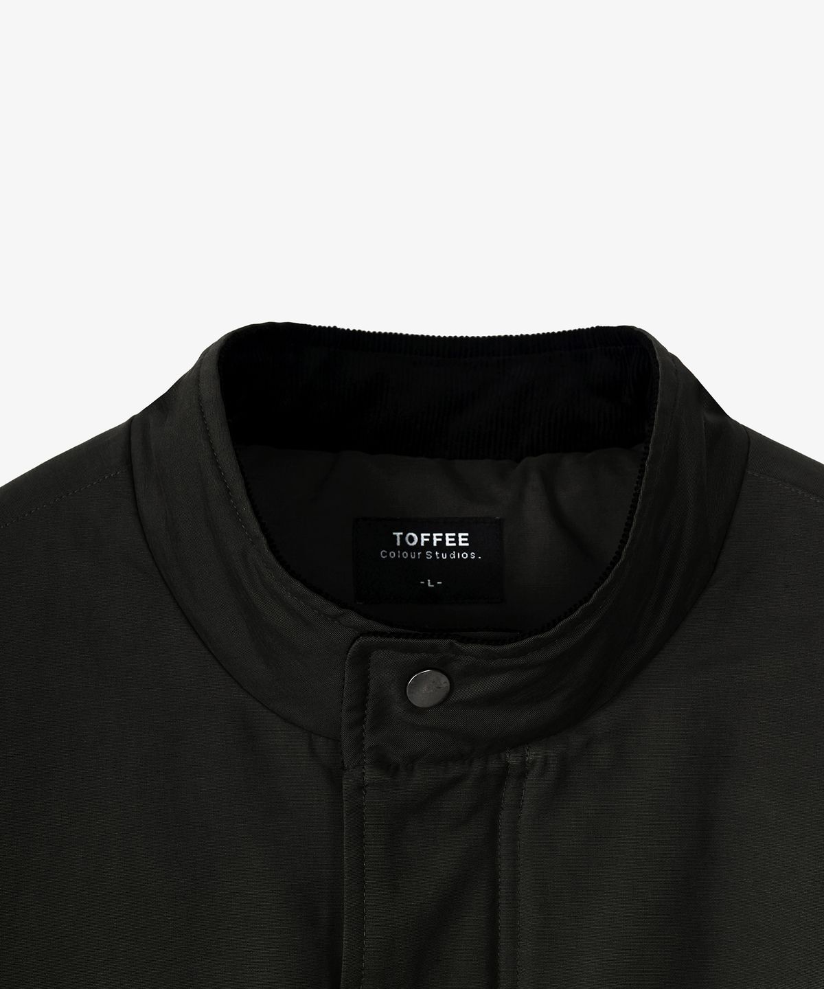 토피(TOFFEE) 오버핏 클래식 롱 파카 (BLACK)
