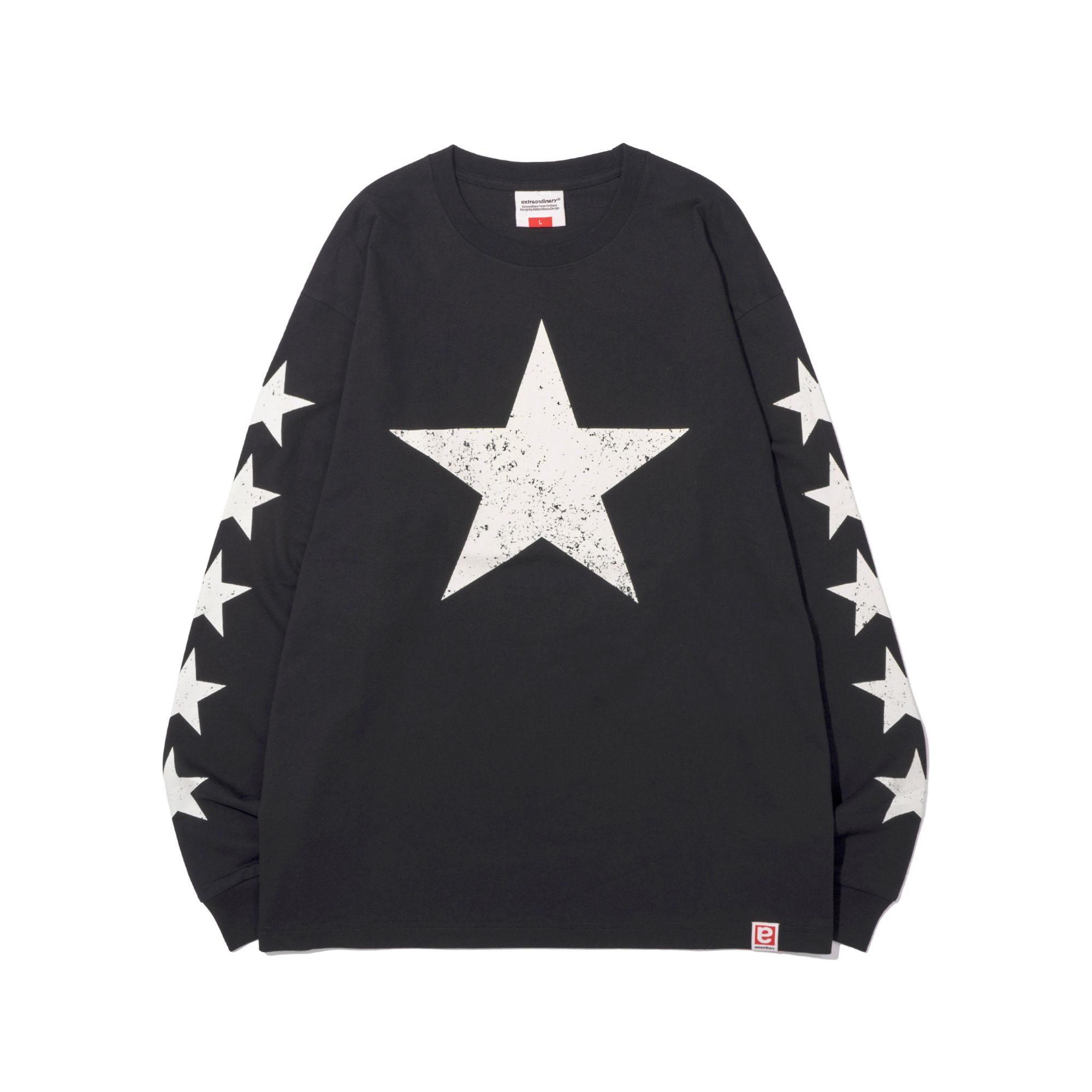 ★ EXTRAORDINARY ★ 日本未入荷 STARS LONG SLEEVE MUSINSA公式 | EXTRAORDINARY STARS LONG SLEEVE CHARCOAL