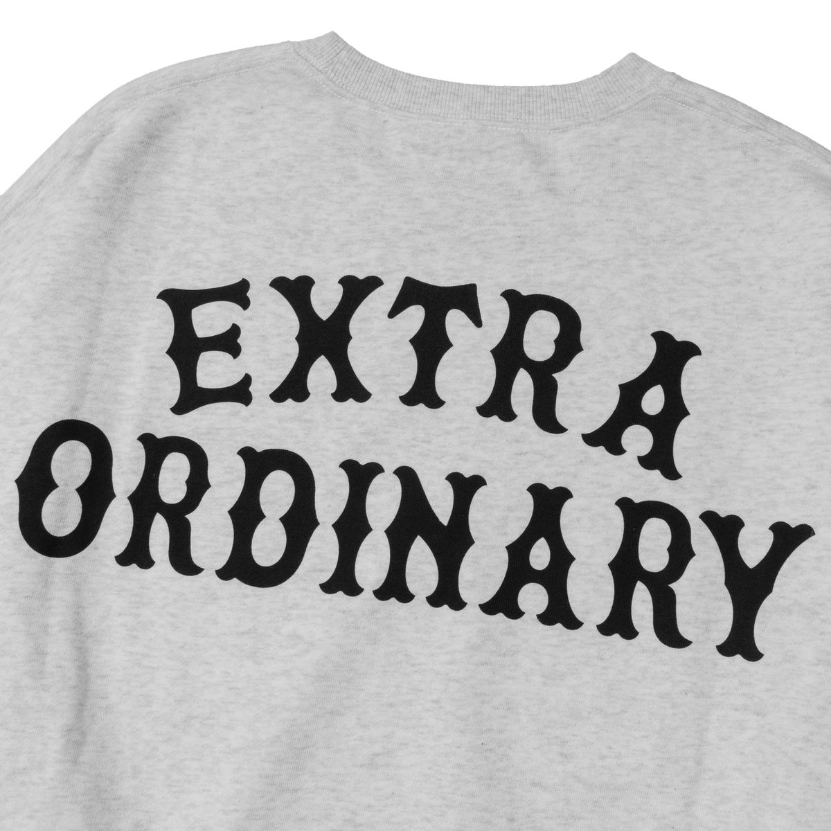 엑스트라오디너리(EXTRAORDINARY) EX LOGO CREWNECK  L.M/GREY
