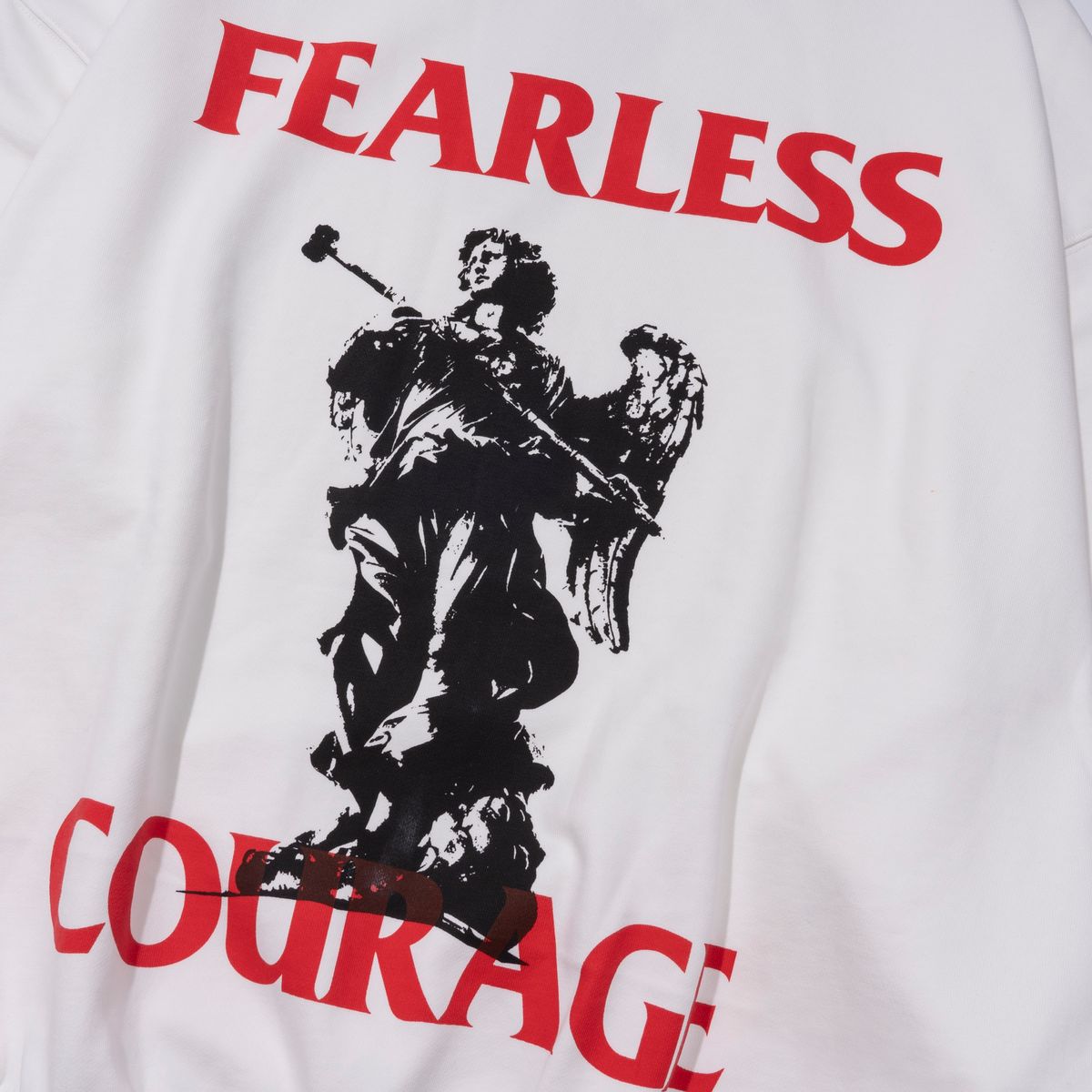 엑스트라오디너리(EXTRAORDINARY) FEARLESS CREWNECK  OFF WHITE