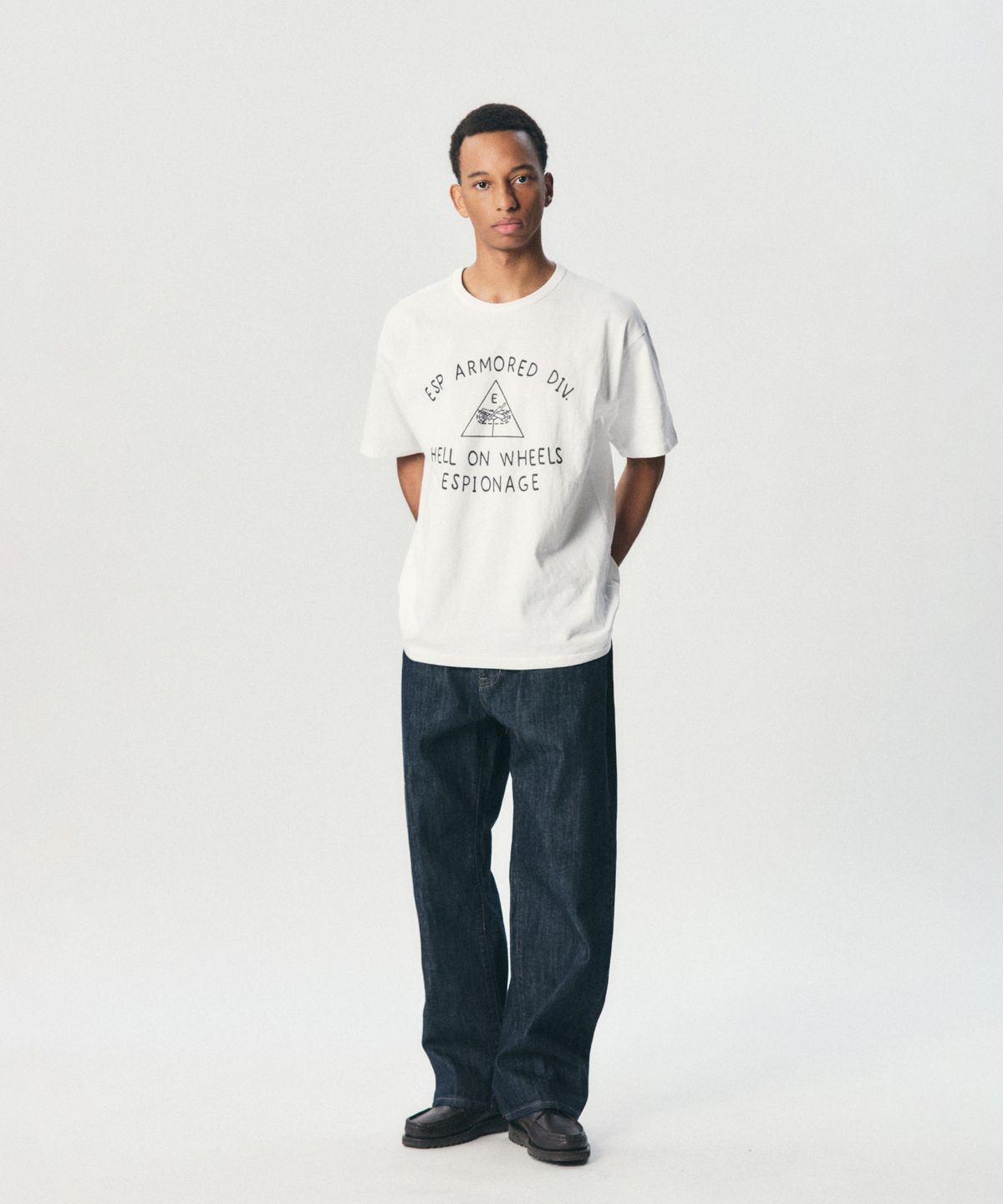 에스피오나지(ESPIONAGE) Selvedge Relaxed Denim Pants Dark Indigo
