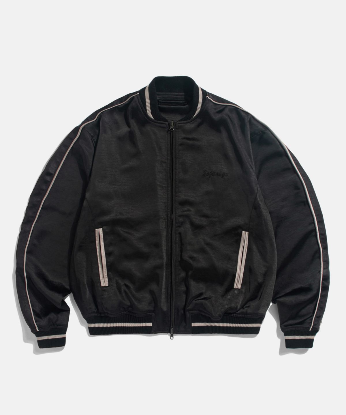 에스피오나지(ESPIONAGE) Reversible Souvenir Jacket Black
