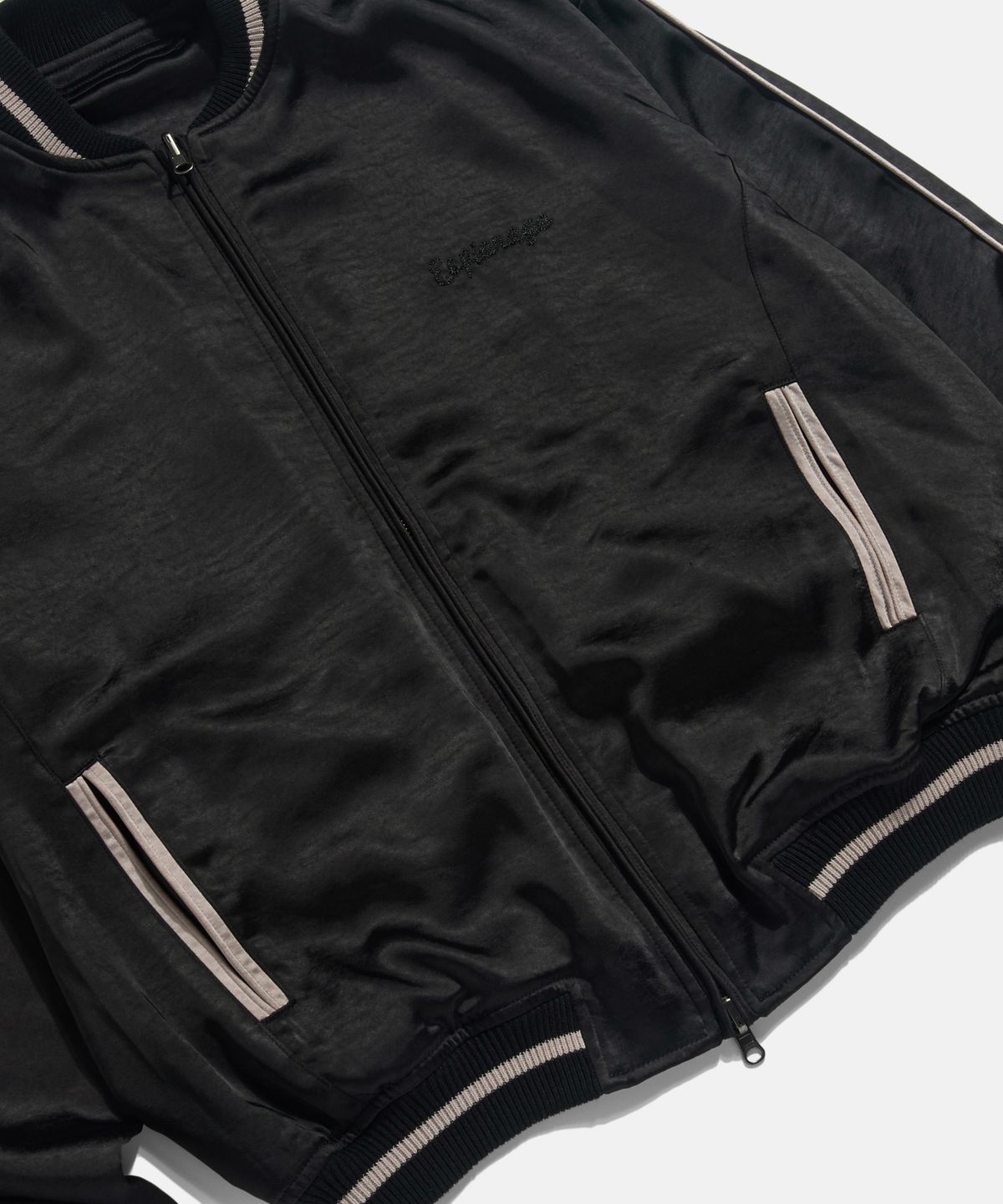 에스피오나지(ESPIONAGE) Reversible Souvenir Jacket Black