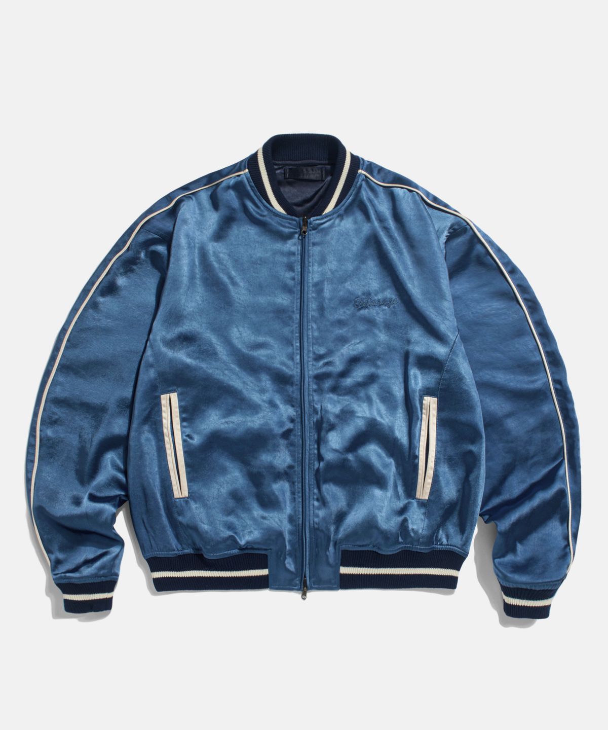 에스피오나지(ESPIONAGE) Reversible Souvenir Jacket Dark Blue