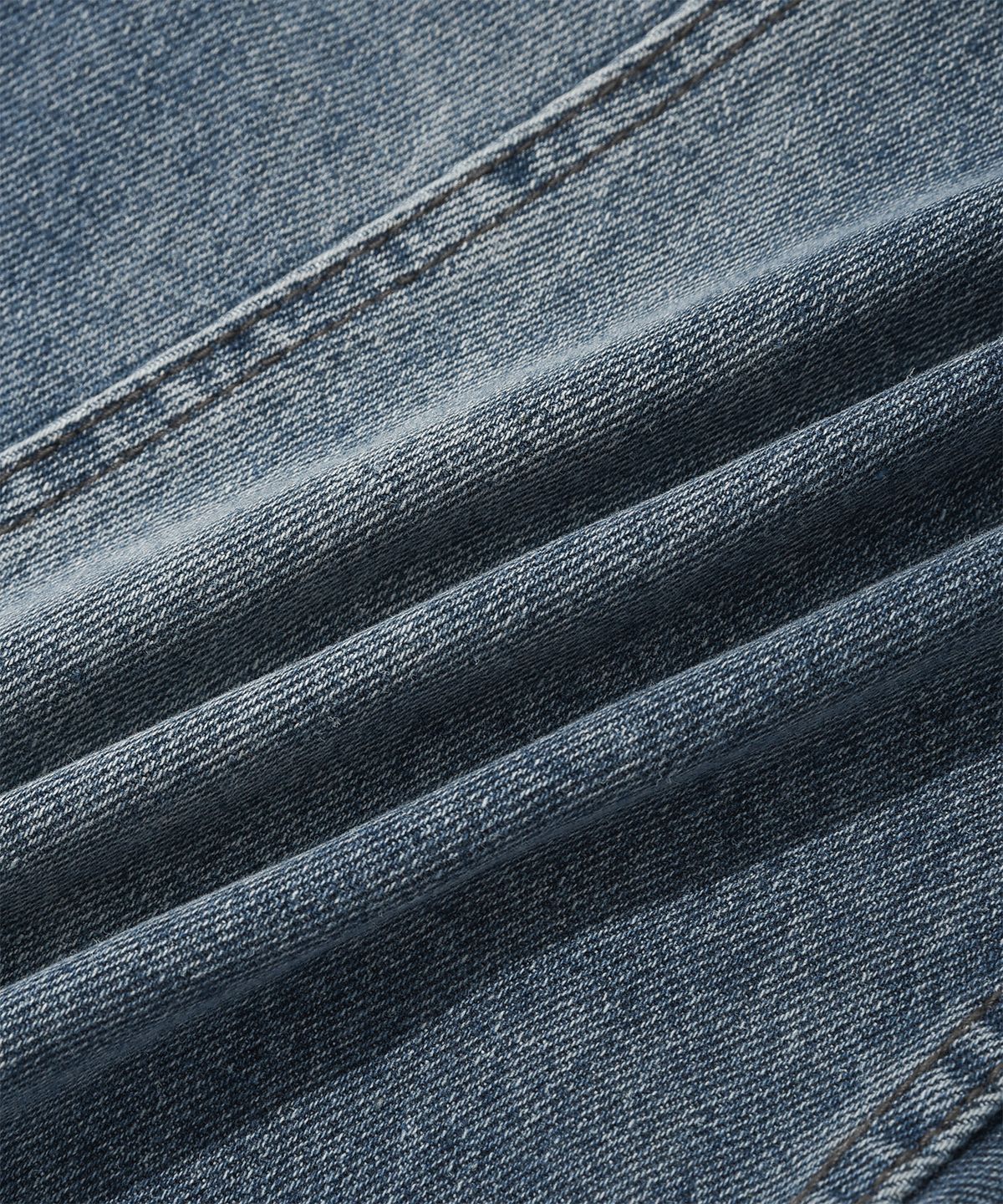 디스펑트(DYSFUNCT) TWIST INCISION WASHING DENIM PANTS(MEDIUM BLUE)