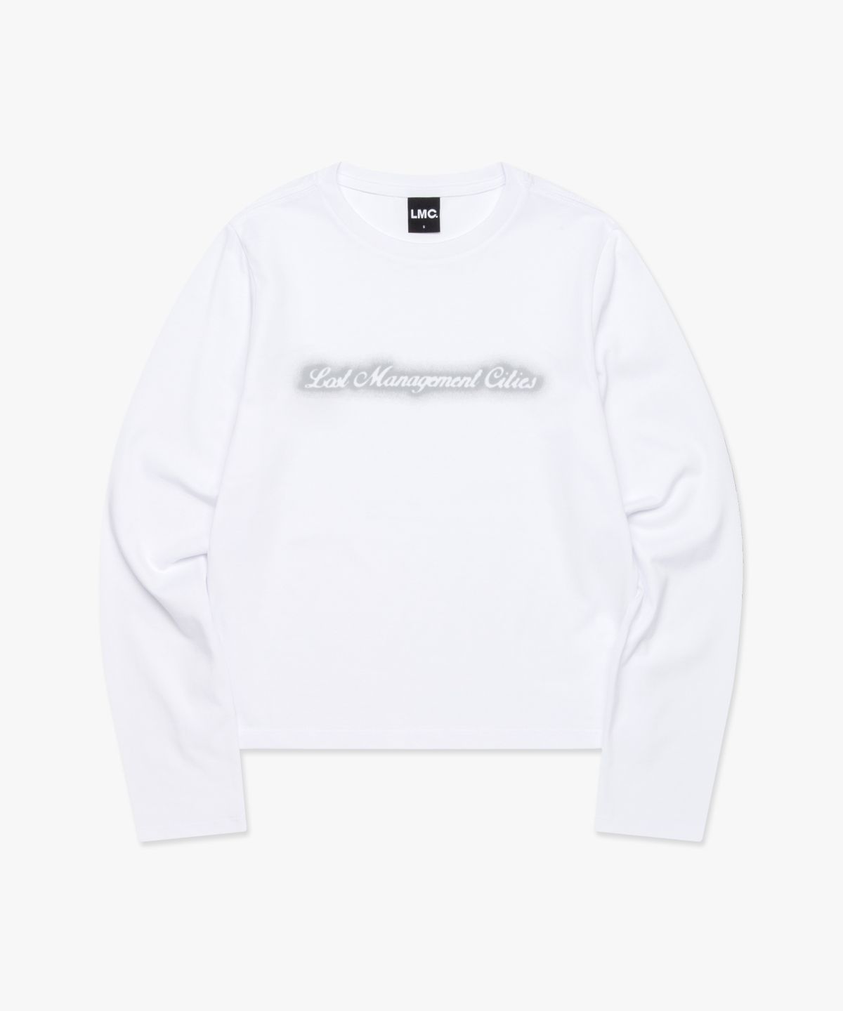 엘엠씨(LMC) WM BLUR LOGO LONG SLEEVE white