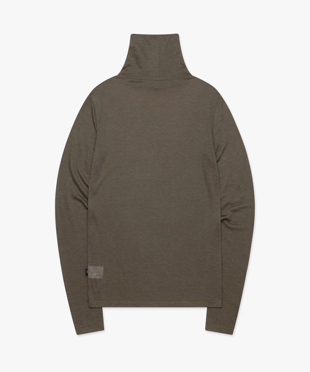 엘엠씨(LMC) WM SHEER HIGH NECK LONG SLEEVE brown