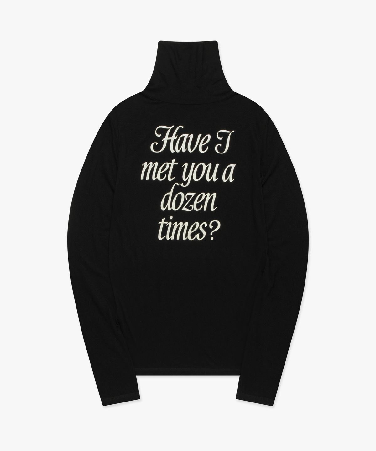 엘엠씨(LMC) WM SHEER HIGH NECK LONG SLEEVE black