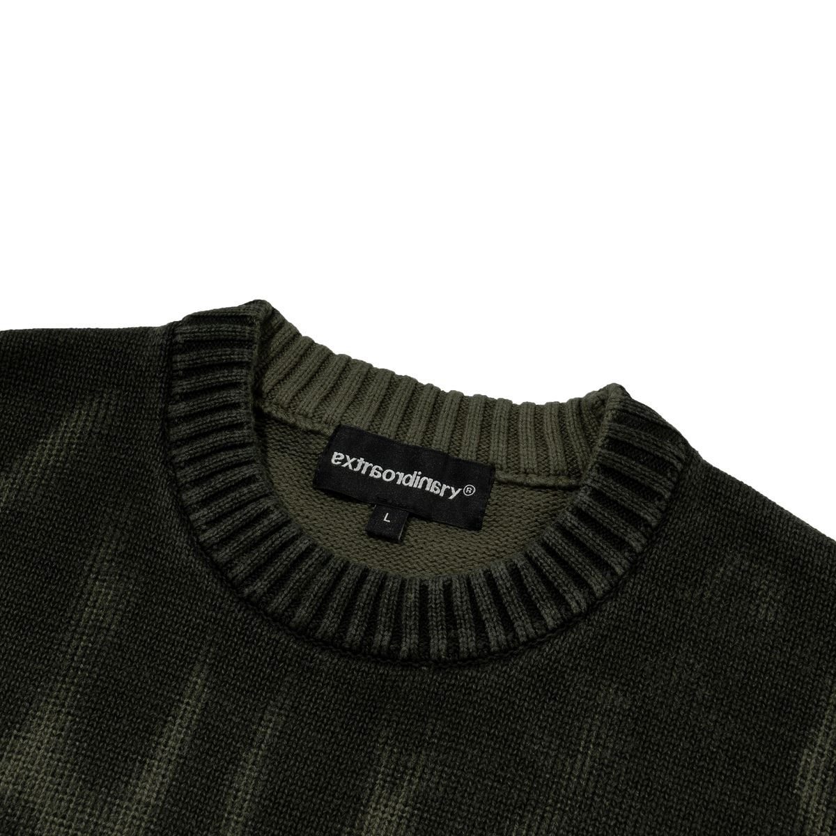엑스트라오디너리(EXTRAORDINARY) NORTHERN LIGHT SWEATER  KHAKI