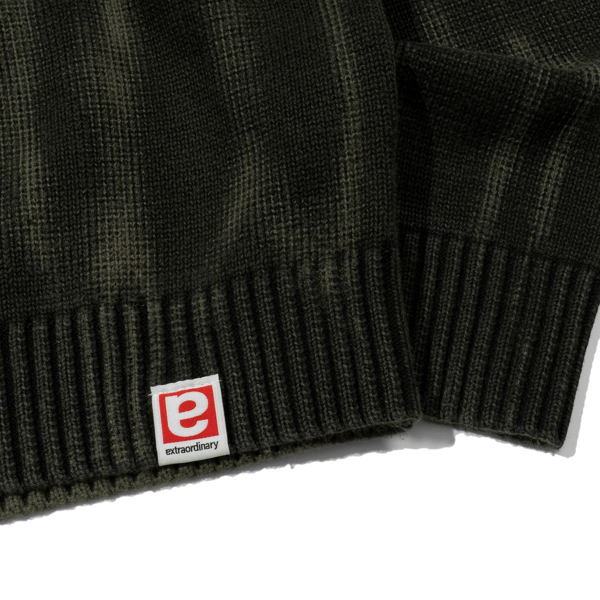 엑스트라오디너리(EXTRAORDINARY) NORTHERN LIGHT SWEATER  KHAKI