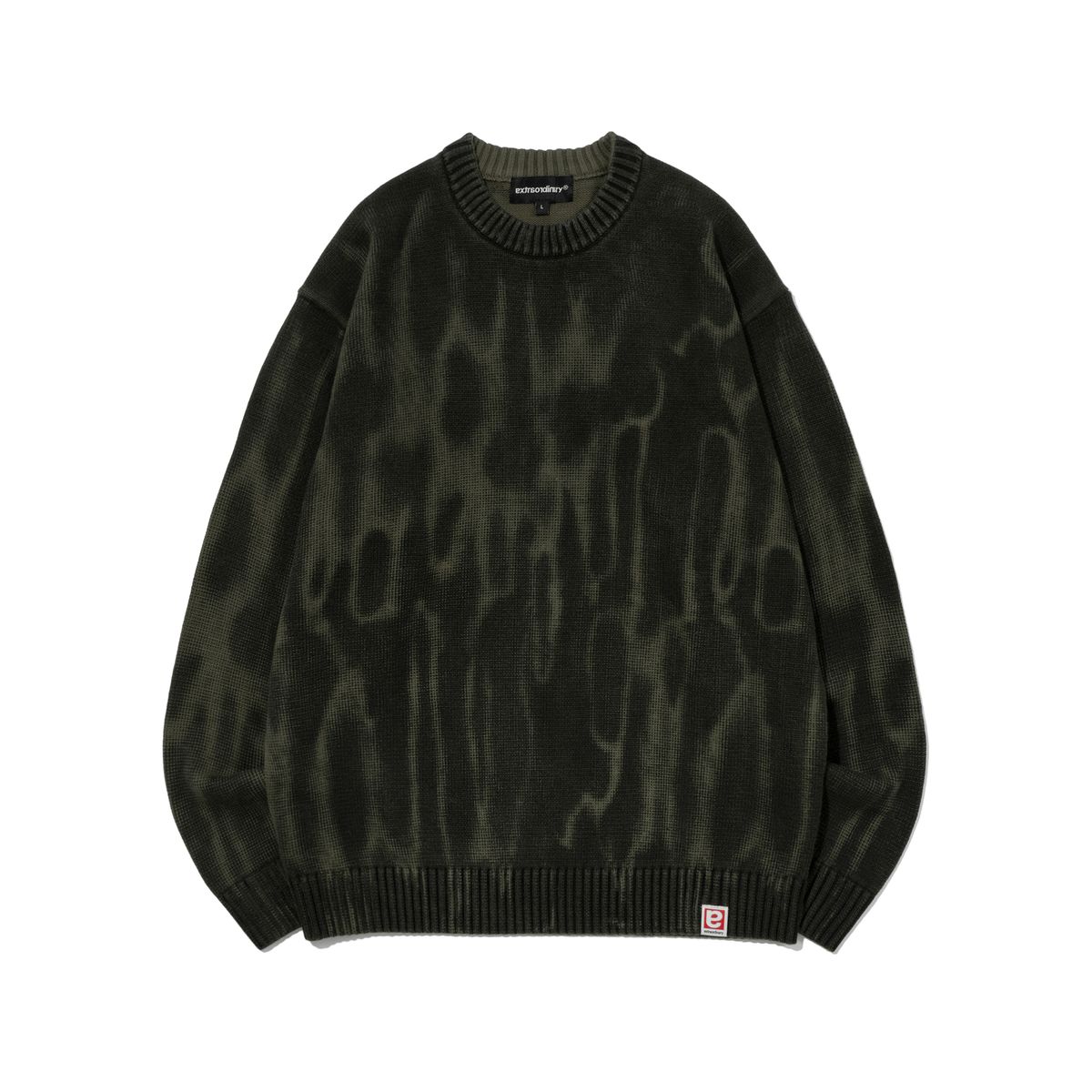 엑스트라오디너리(EXTRAORDINARY) NORTHERN LIGHT SWEATER  KHAKI