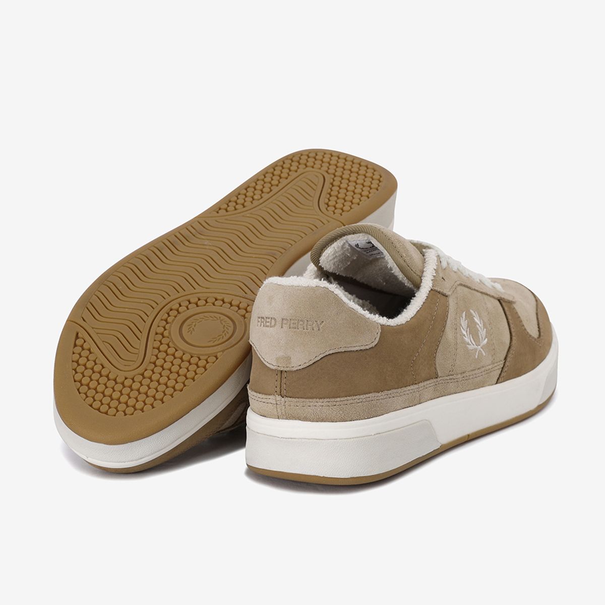프레드페리(FRED PERRY) B300 텍스쳐드 누벅/스웨이드 (W24) SFPM2438322-W24