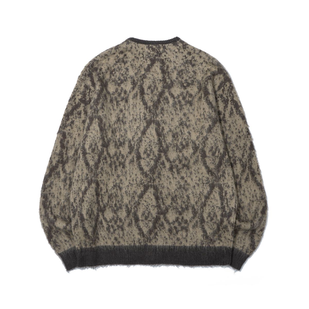 엑스트라오디너리(EXTRAORDINARY) PYTHON CARDIGAN  BROWN