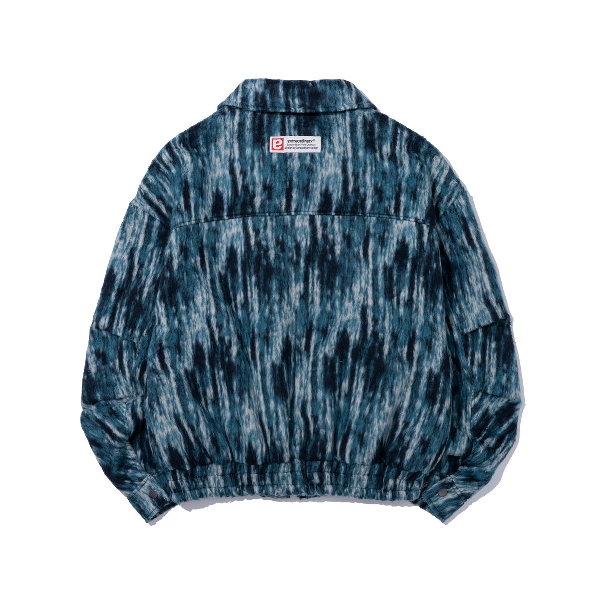 엑스트라오디너리(EXTRAORDINARY) PATTERN BRUSHED JACKET  BLUE