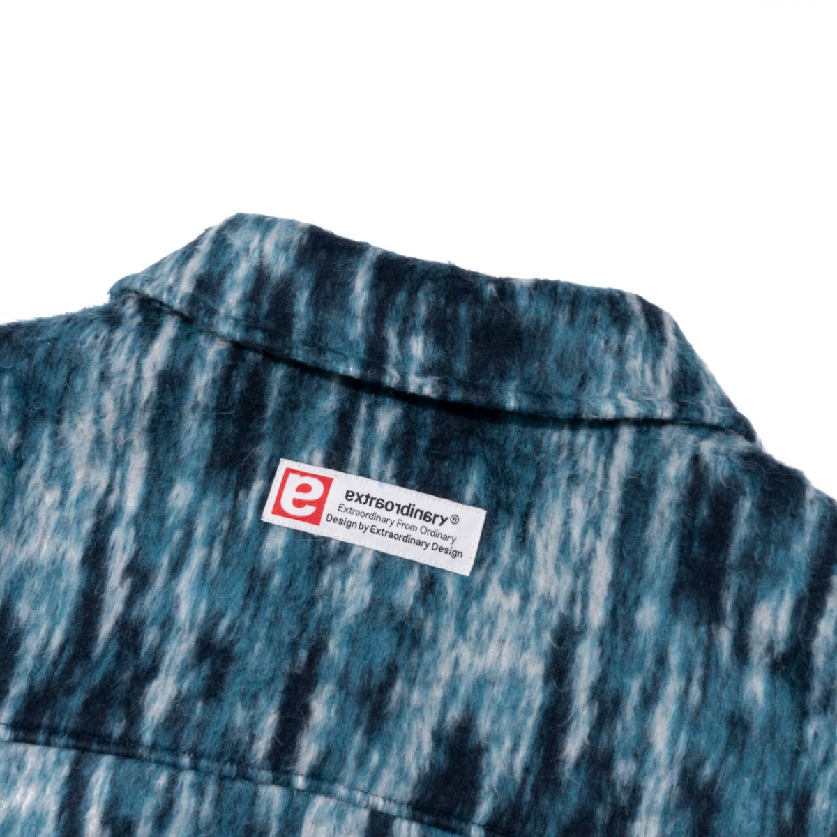 엑스트라오디너리(EXTRAORDINARY) PATTERN BRUSHED JACKET  BLUE