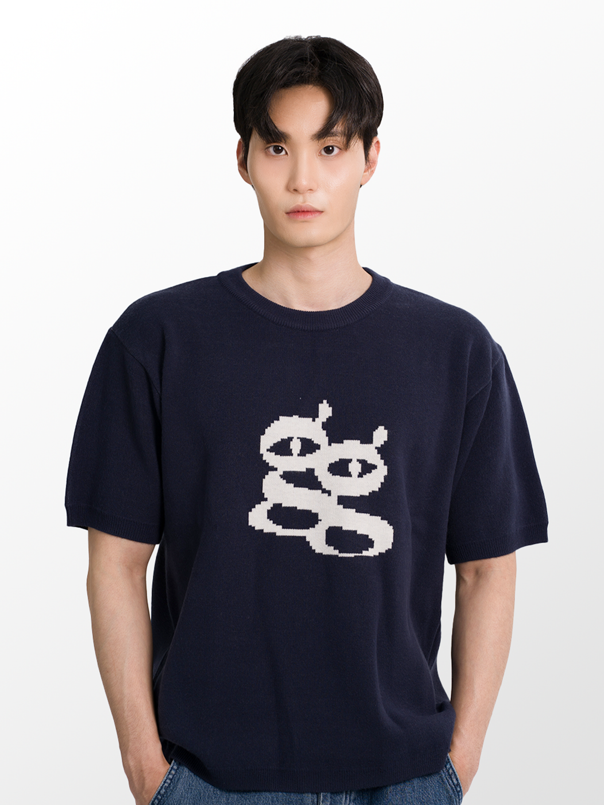현 스튜디오(HYUN STUDIO) GG SHORT SLEEVE KNIT