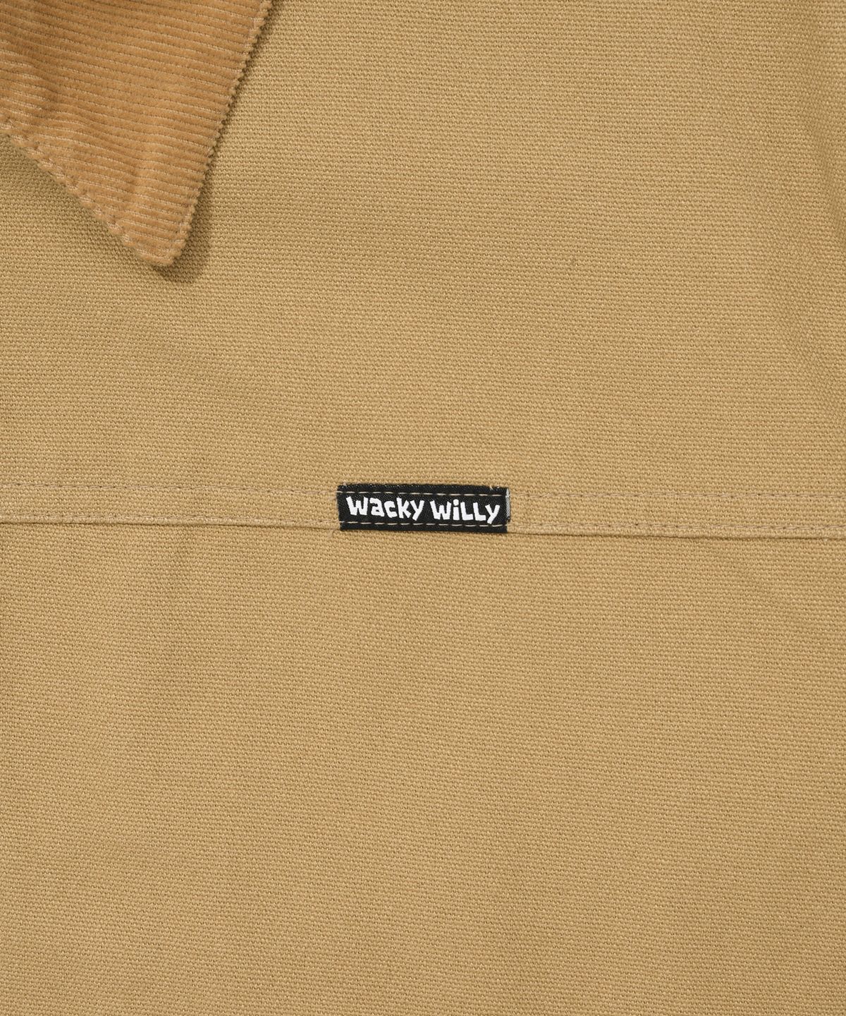 와키윌리(WACKY WILLY) 코듀로이 배색 워크자켓 베이지
