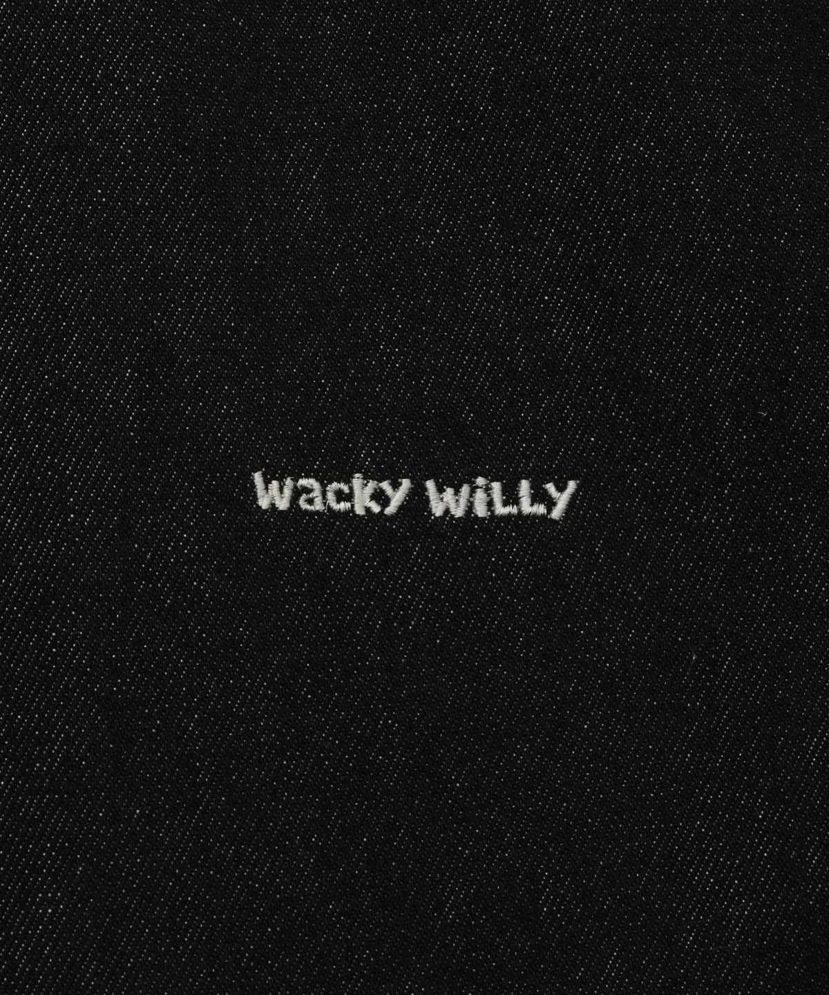 와키윌리(WACKY WILLY) [24FW] 데님 트러커 자켓 블랙