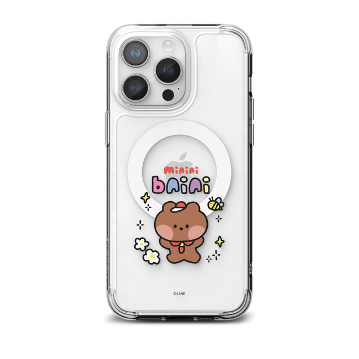라인프렌즈(LINE FRIENDS) 미니니 브니니 맥세이프 케이스 아이폰16 프로 프로맥스