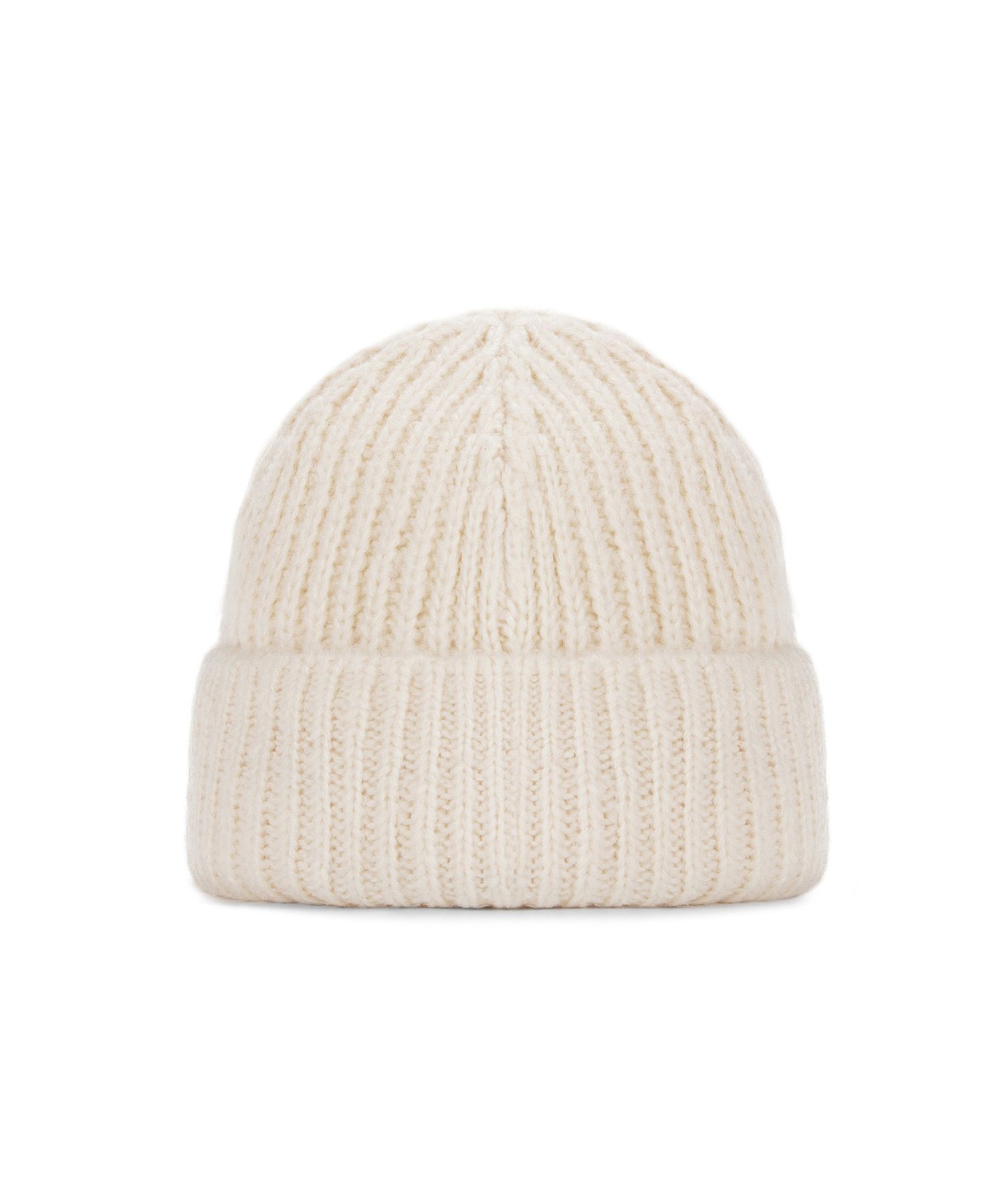 MUSINSA | VARZAR Bazal Handle Logo Beanie Ivory
