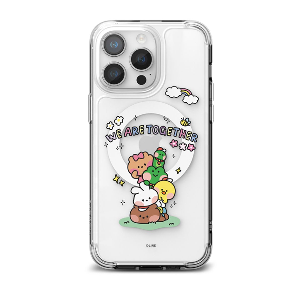 라인프렌즈(LINE FRIENDS) 미니니 투게더  맥세이프 케이스 아이폰16 프로 프로맥스