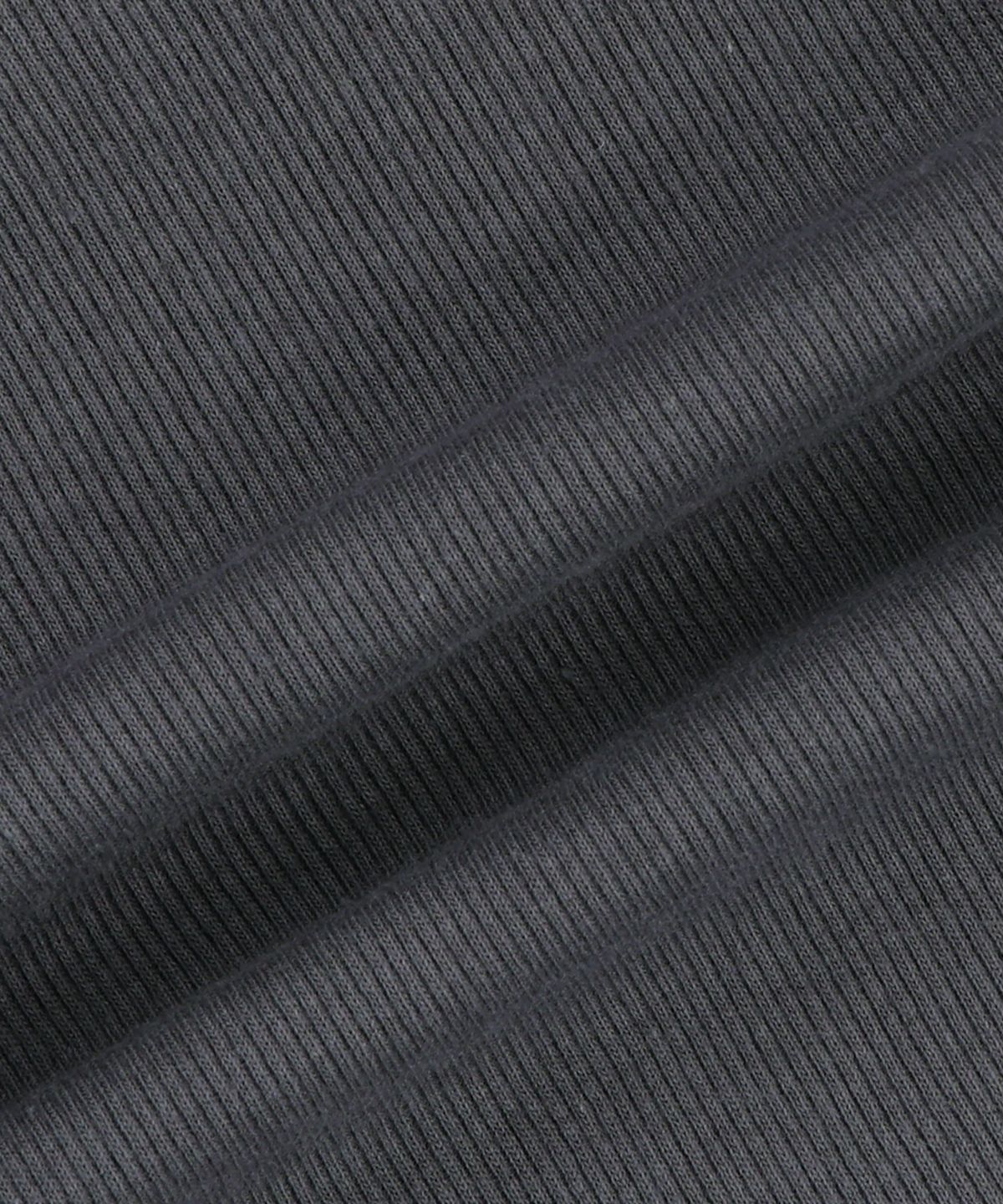 니어노어(NIIER NOR) TOP LAYERED L/S TEE_CHARCOAL