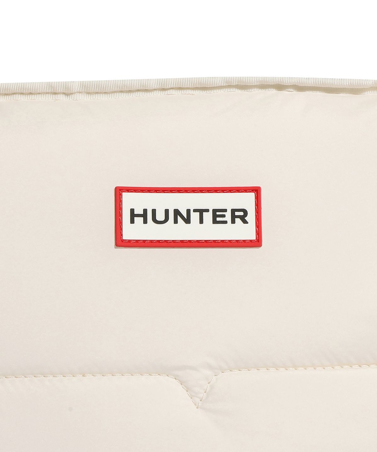 헌터(HUNTER) [UNISEX] 프레임드 푸퍼 라지 호보 - 화이트윌로우
