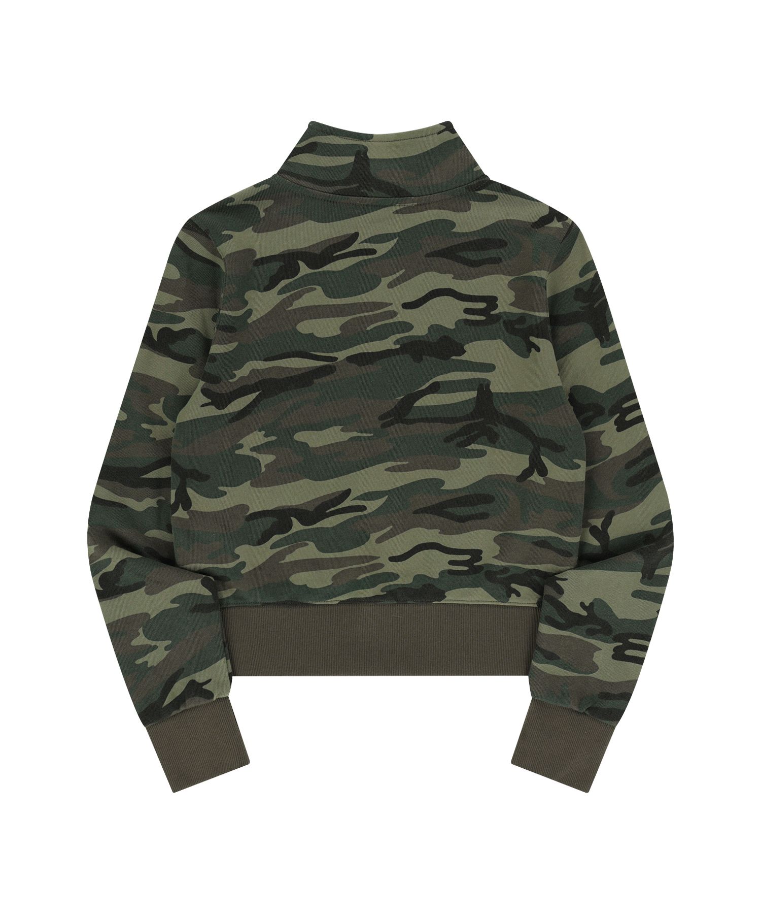 MUSINSA | NIIER NOR LACE CURVE TRACK ZIP-UP_CAMO