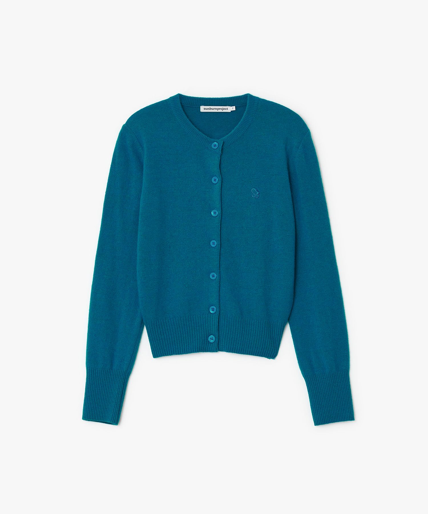 ★sunburnproject★ Cashmere Basic Round Cardigan BLUE SBBOCD MUSINSA | SUNBURN PROJECT Cashmere Basic Round Cardigan, BLUE