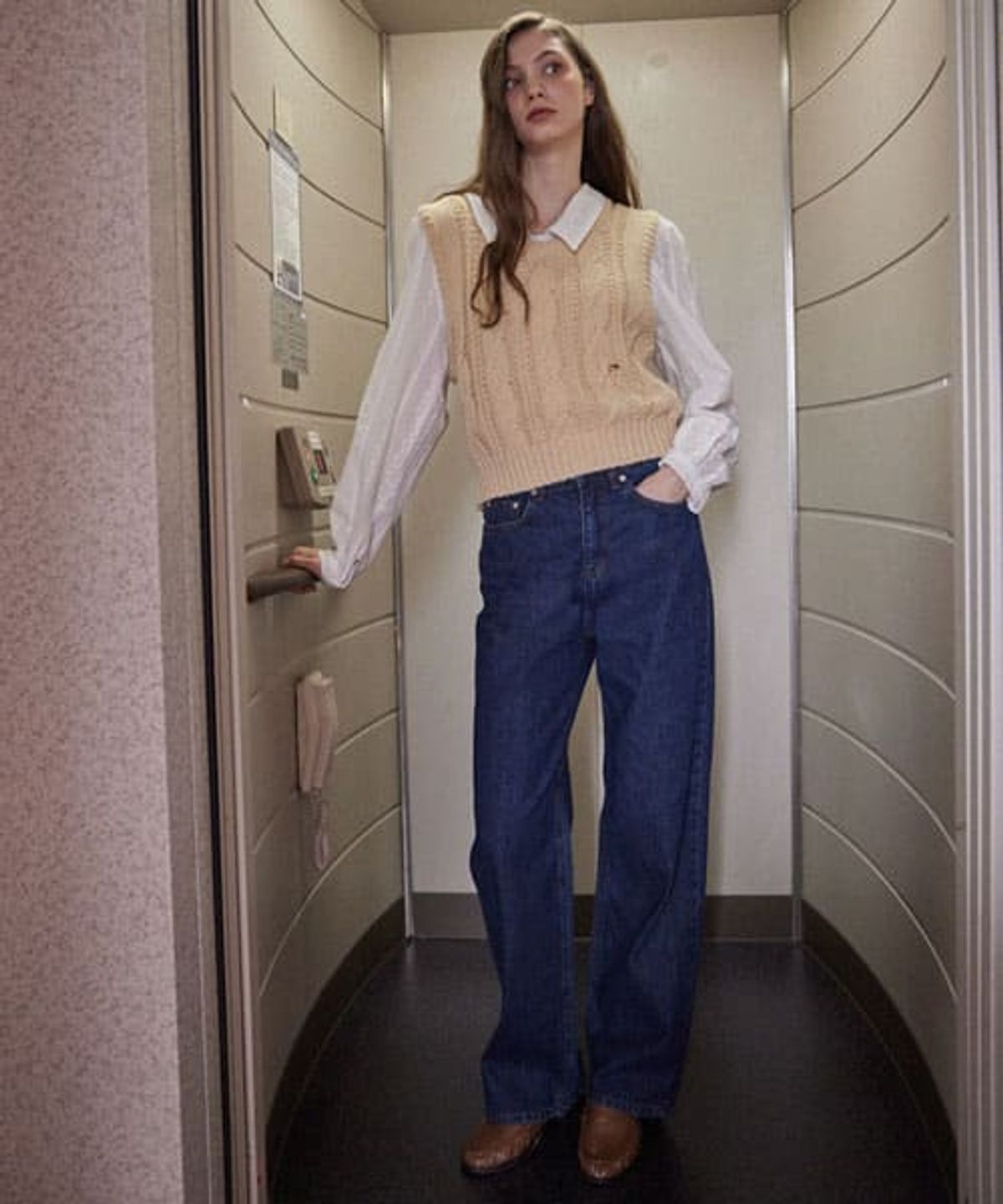 헤인트(HAINT) MILES OVER WIDE PANTS_4COLORS_DARK BLUE