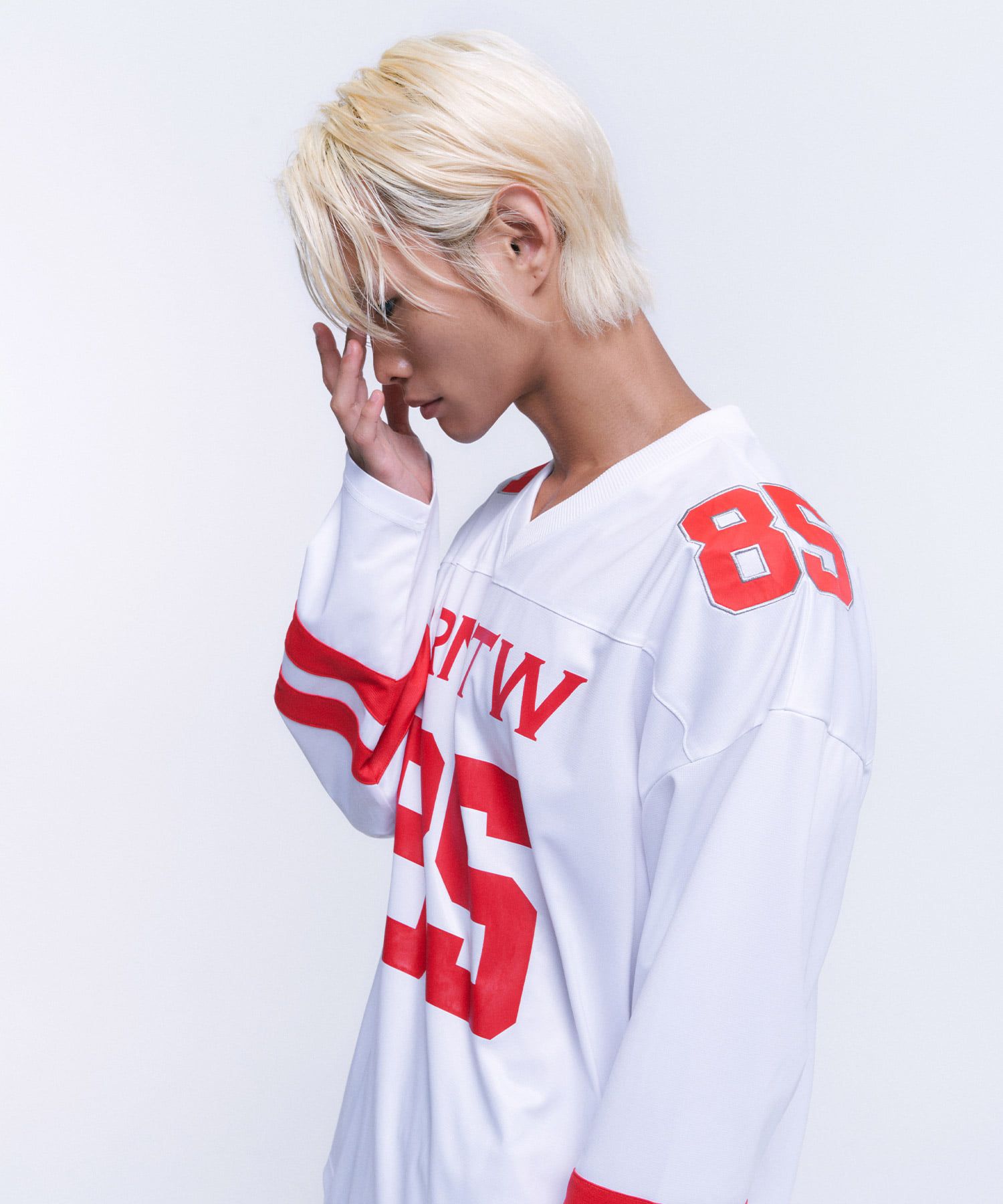MUSINSA | BORN TO WIN BRNTW 85 HOCKEY JERSEY [WHITE]