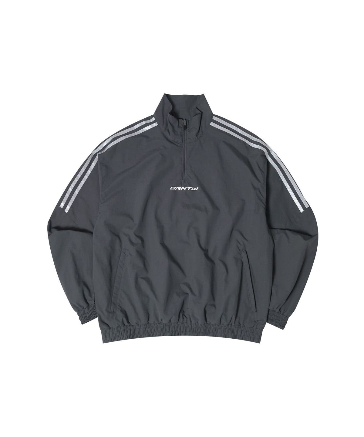 본투윈(BORN TO WIN) REFLECTIVE LINE BIG SYMBOL ANORAK JACKET [CHARCOAL]