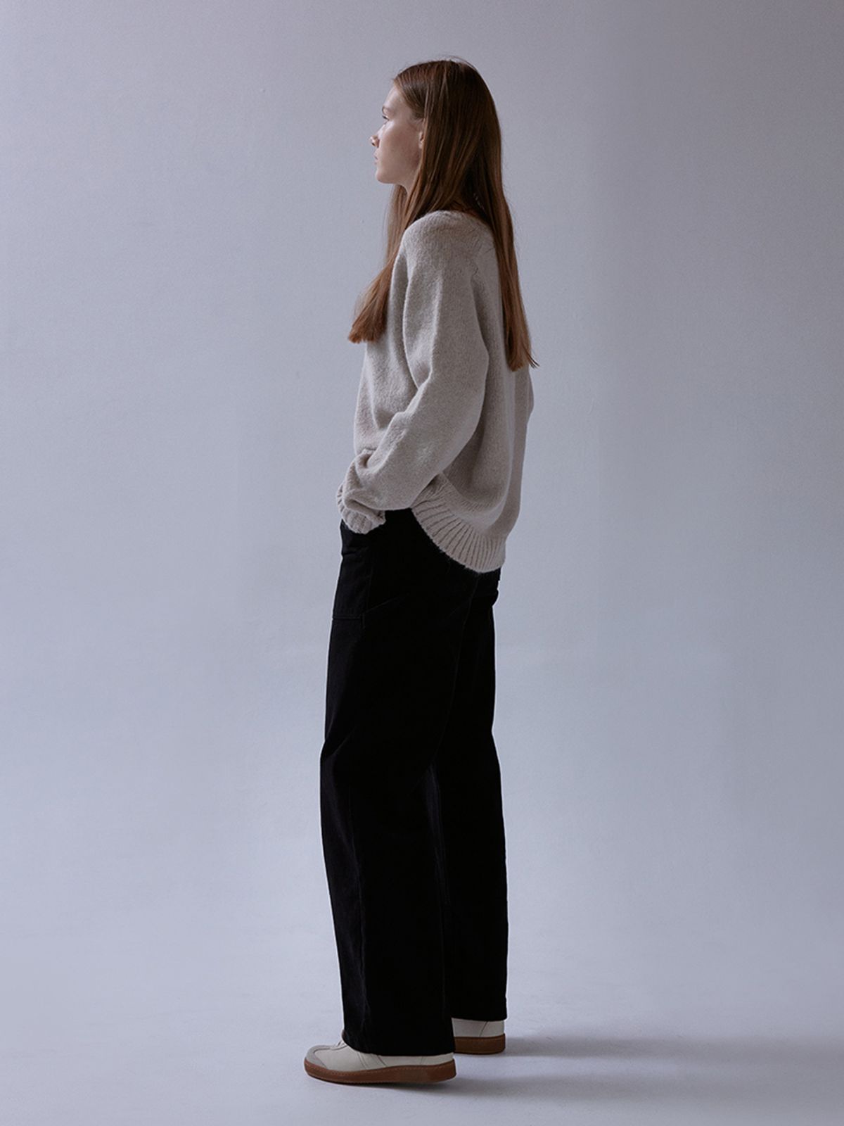 더미튼(THEMITTEN) Pebble denim pants (black)
