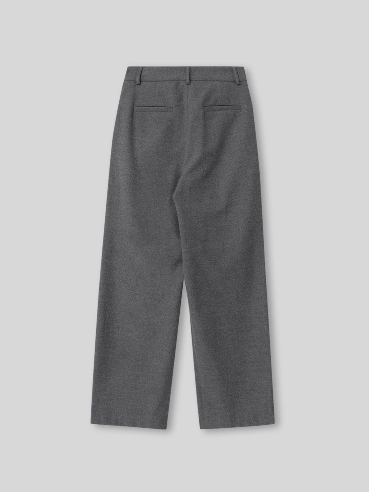 더미튼(THEMITTEN) Mod wool button pants (charcoal)