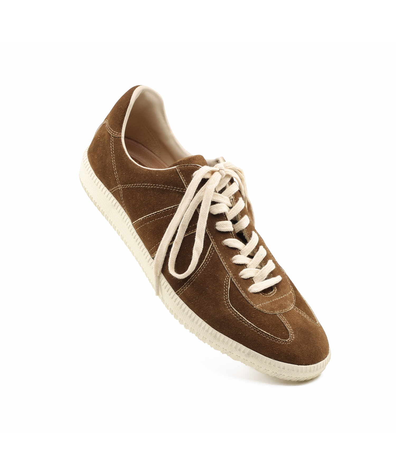 スニーカー YASE Grima 8-hole suede German army sneakers brown MUSINSA | YASE Grima 8 Hole Suede German Army Sneakers Brown