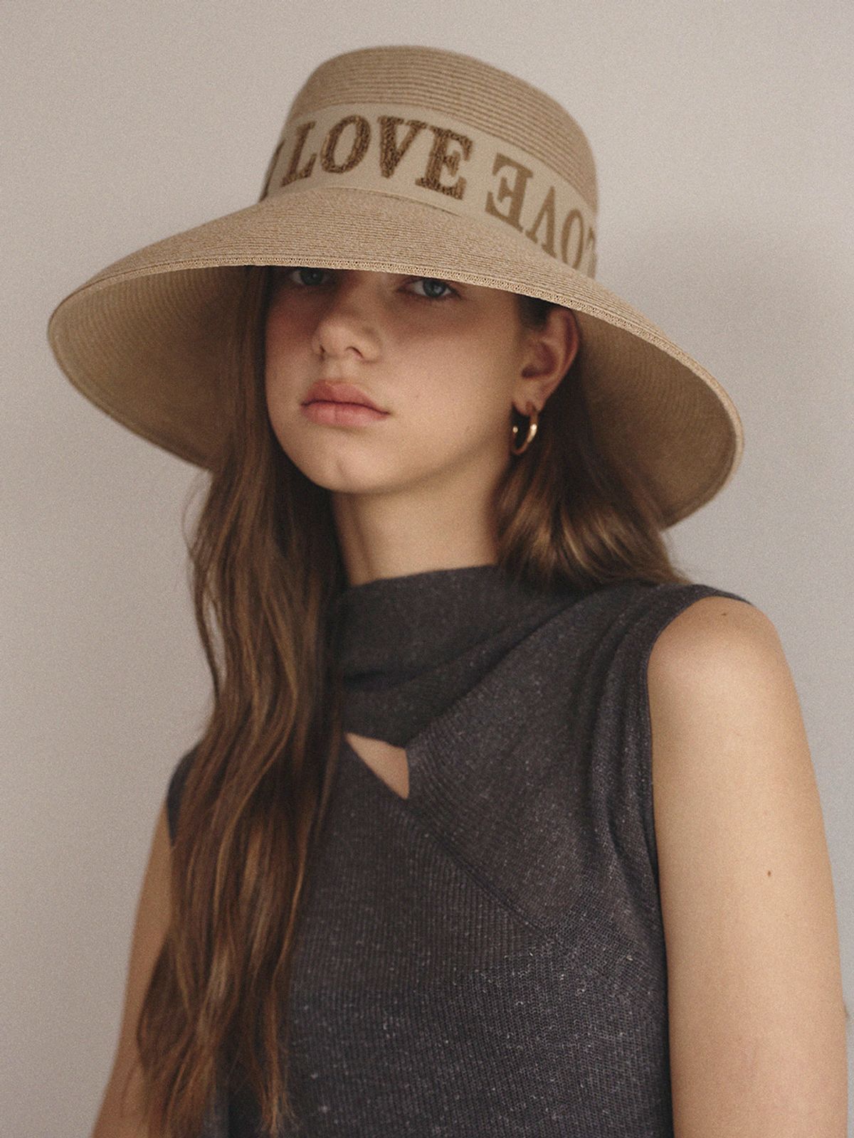 메르헨(MERCHEN) Maison wide floppy hat_natural