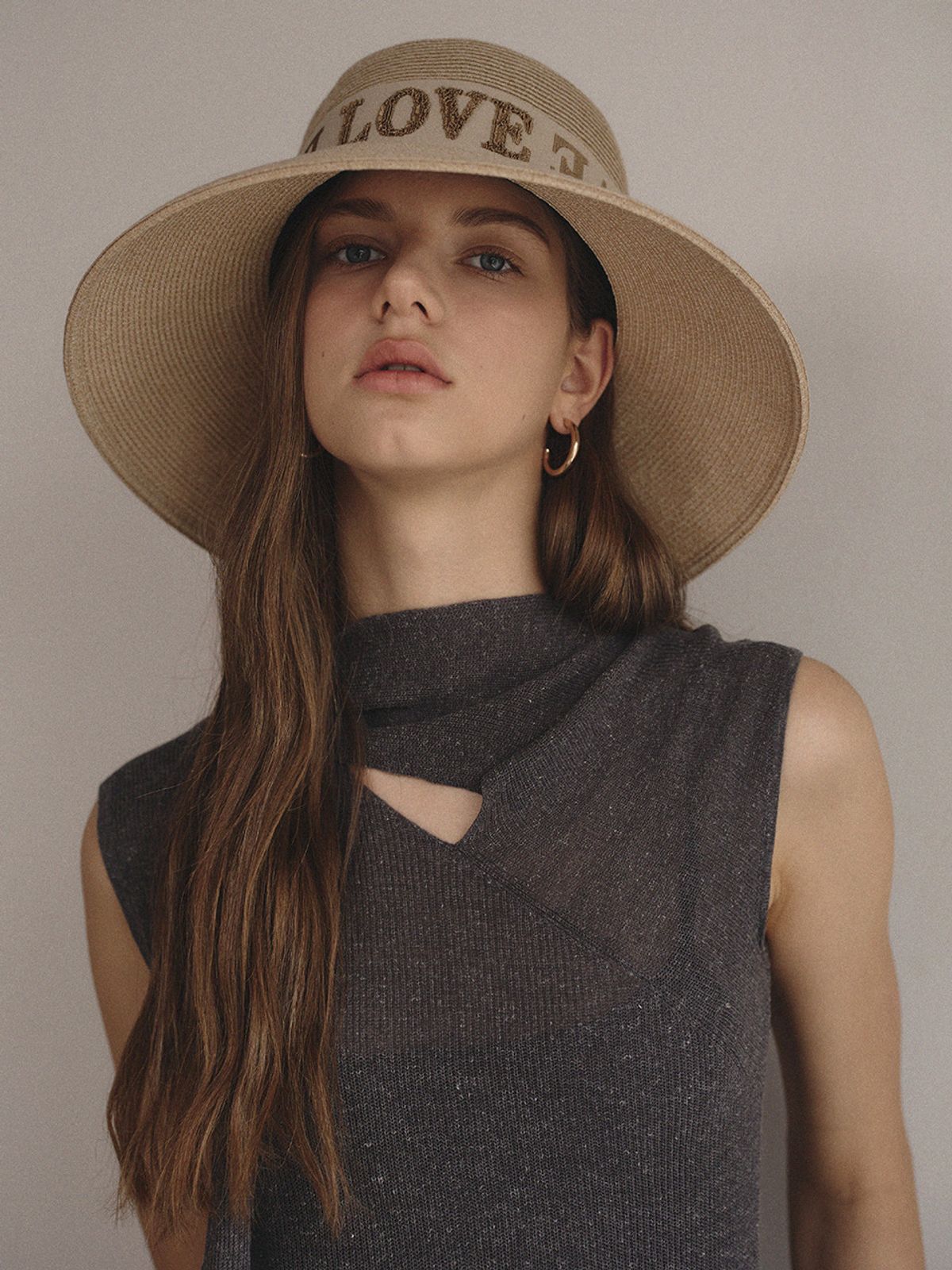 메르헨(MERCHEN) Maison wide floppy hat_natural