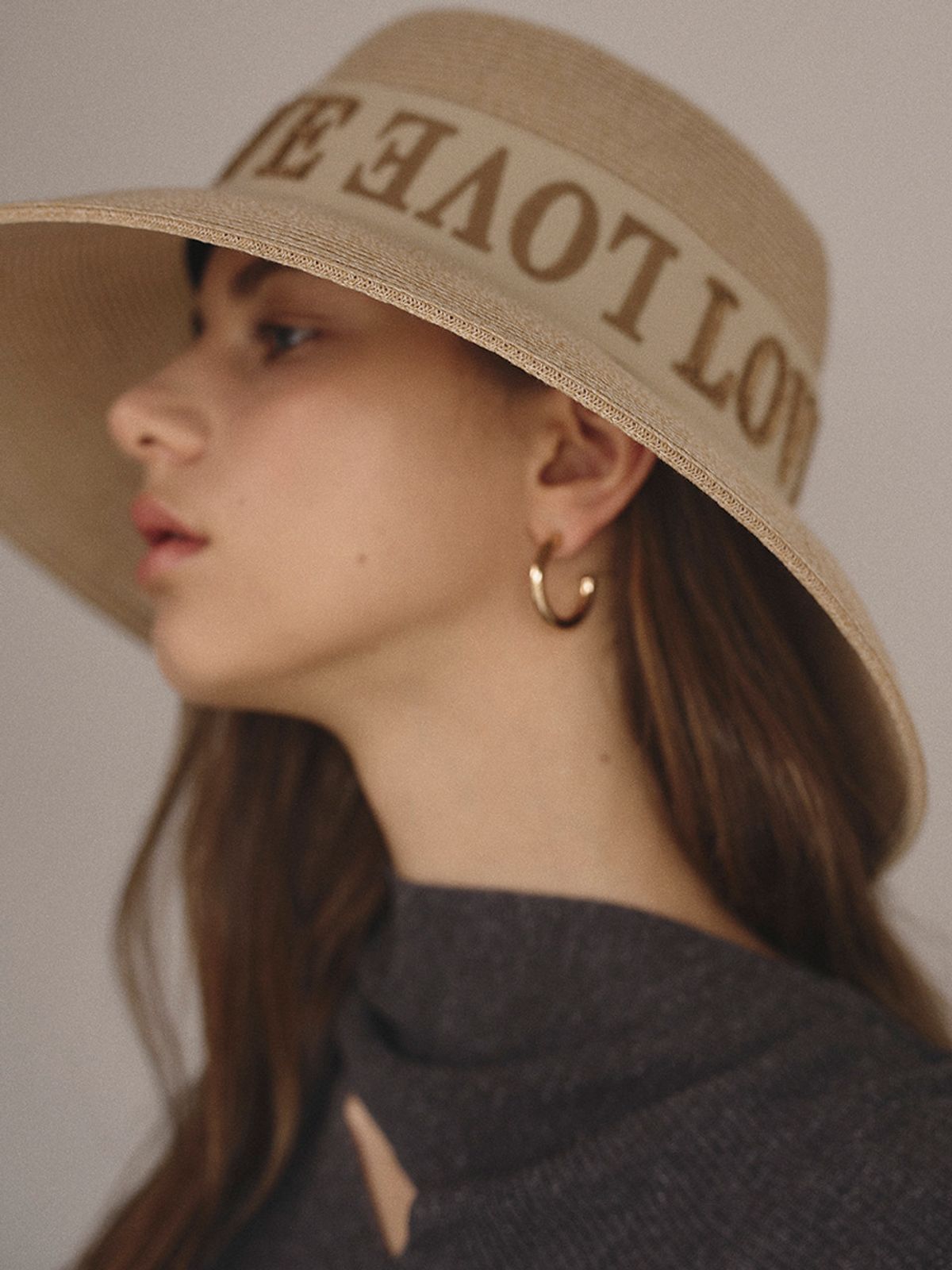 메르헨(MERCHEN) Maison wide floppy hat_natural