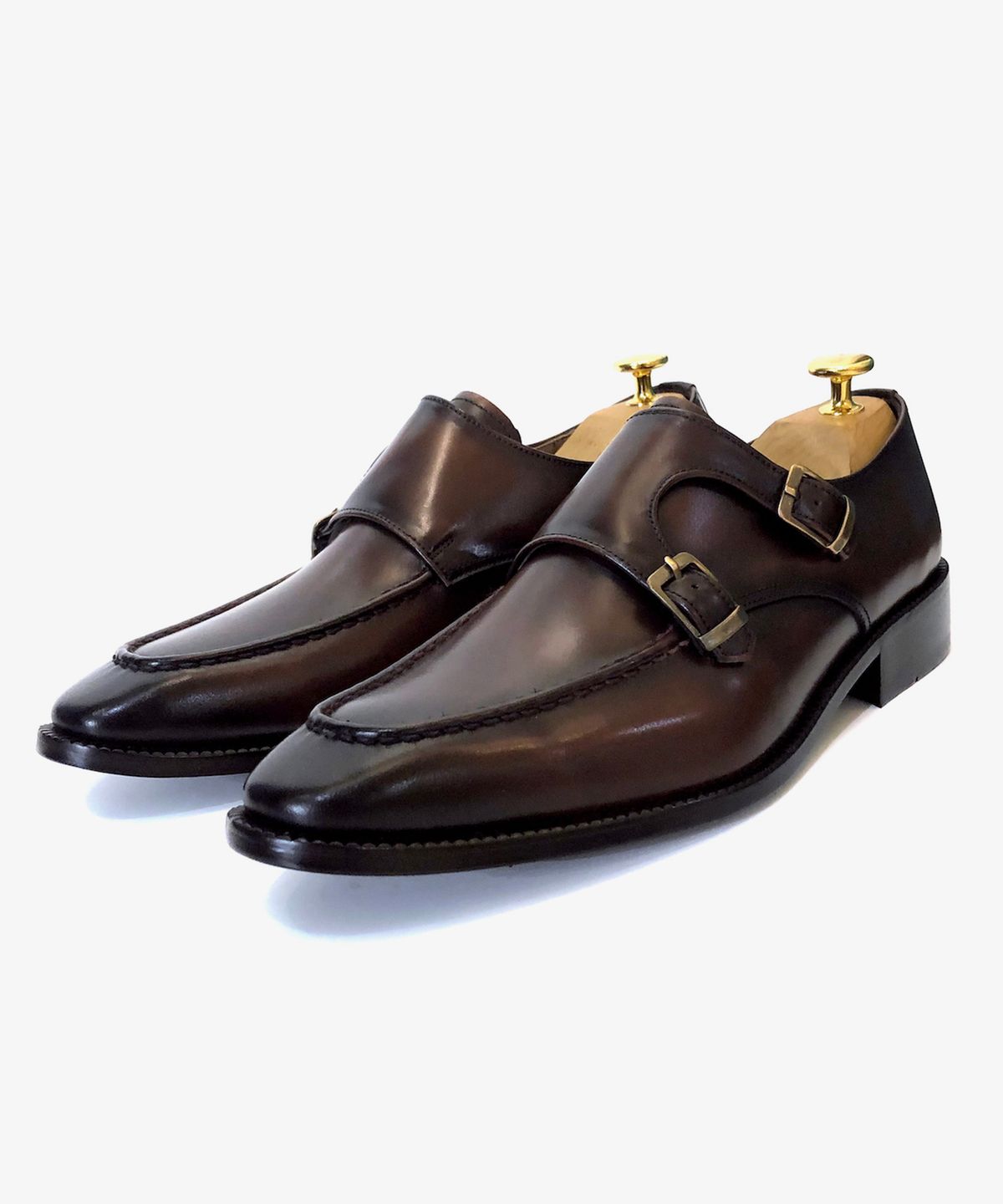 조앤슈(JOENSHOE) 해리스 더블 몽크스트랩 클래식브라운