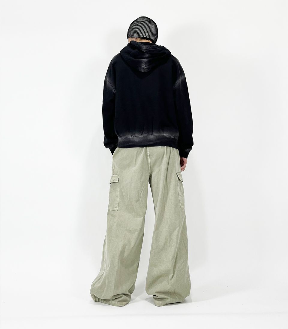 MUSINSA | SK8ER ROCK Hell Heaven Cross Vintage Sweat Hood Zip-up