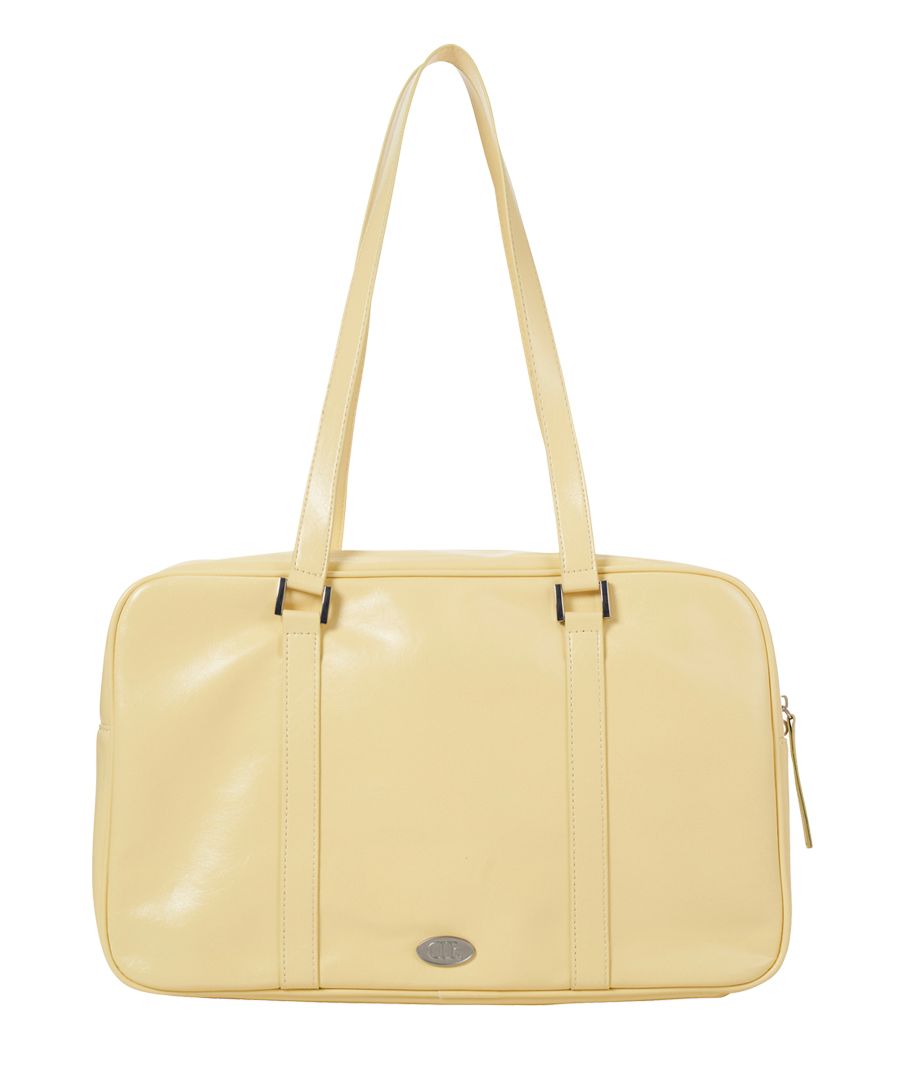 MUSINSA | DUMARO Journey Big Shoulder Bag / Yellow